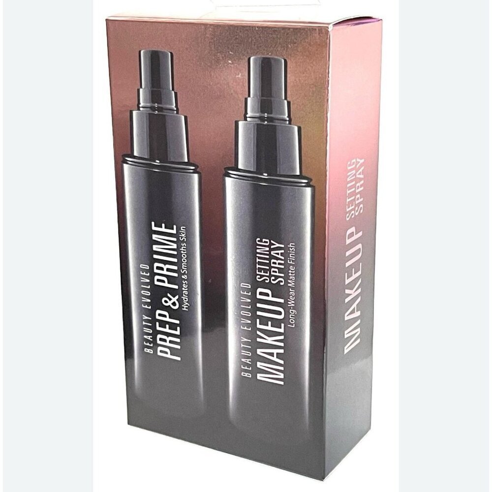 Beauty Evolved Dual Prep & Prime With Makeup Setting Spray. Cruelty Free New
